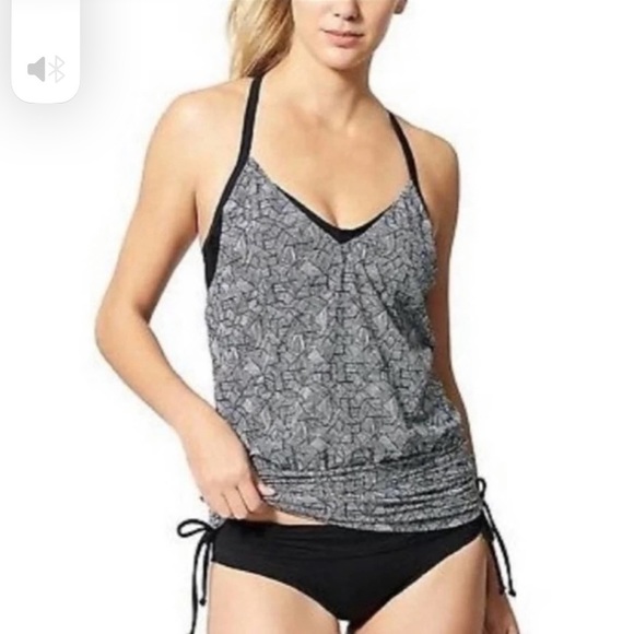 ATHLETA LAGUNA SIDE SCRUNCH TANKINI 38D/DD - Picture 2 of 7